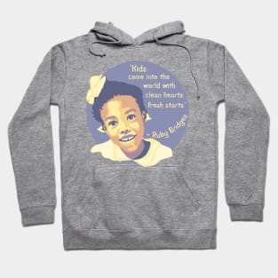 Ruby Bridges Portrait and Quote Hoodie